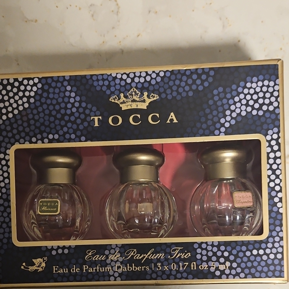 Tocca Eau de Parfum Trio - Gold and Clear Bottles